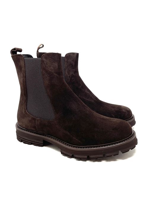 Chelsea-Boots für Damen mit Plateausohle IL LACCIO | K134201CAMOSCIOT.MORO